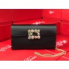 로저비비에 플라워 새틴 클러치&숄더 24CM R30440