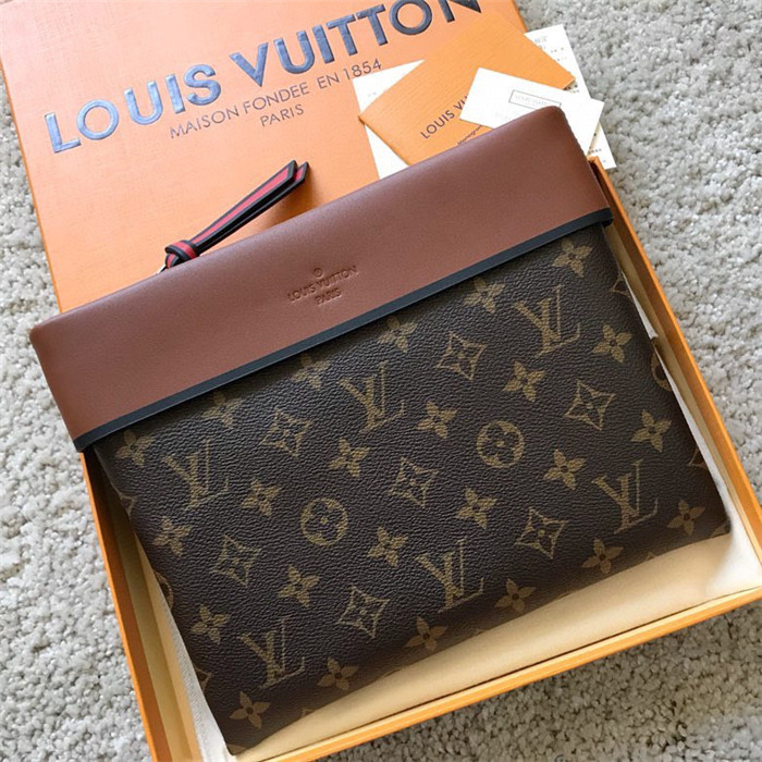 Louis Vuitton 루이비통 포쉐트 튈르리 클러치 캬라멜 M64035