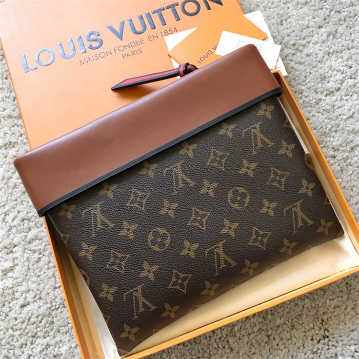 Louis Vuitton 루이비통 포쉐트 튈르리 클러치 캬라멜 M64035