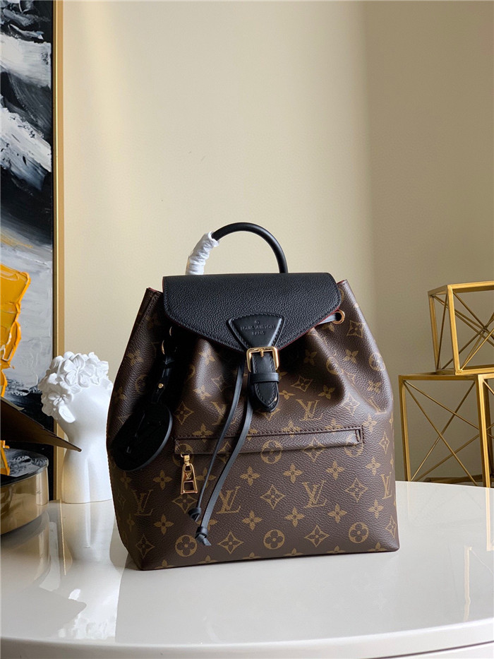  Louis Vuitton 루이비통 모노그램 백팩 베이지,블랙