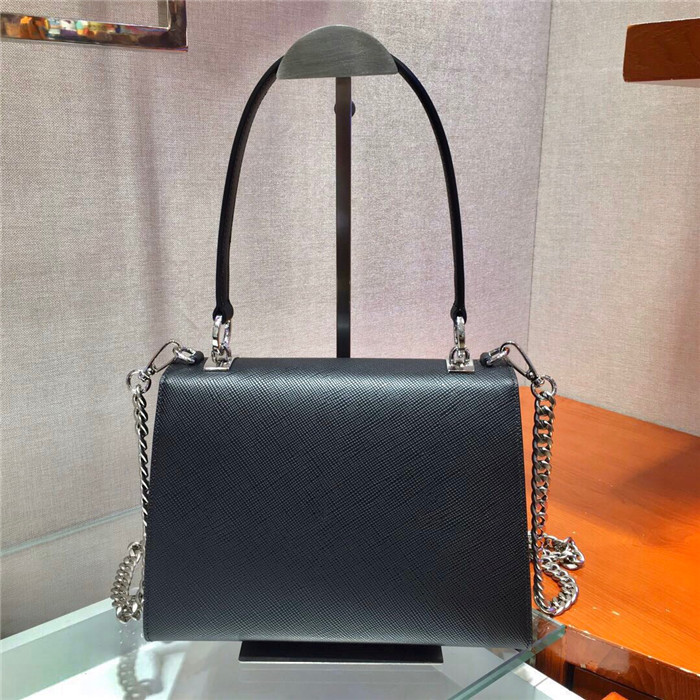 Prada 프라다 모노크롬 사피아노 가죽백
