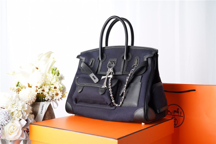Hermes  에르메스 버킨 Cargo 35CM 정품원단사용 (100%수작업) H351099-4