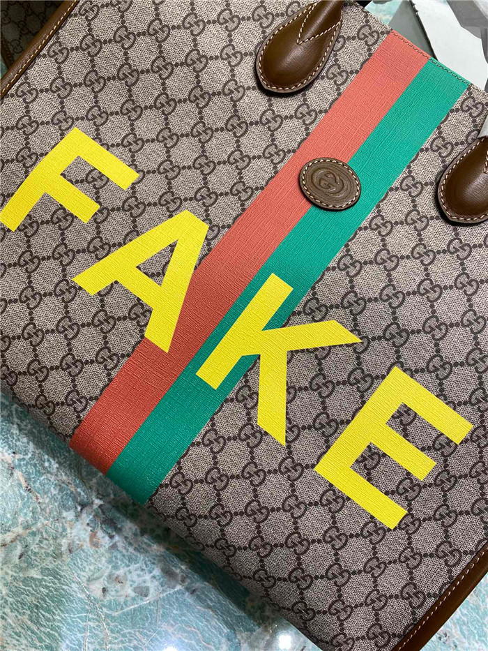 GUCCI 구찌 페이크낫 프린트 라지 토트백 630353 2020/신상