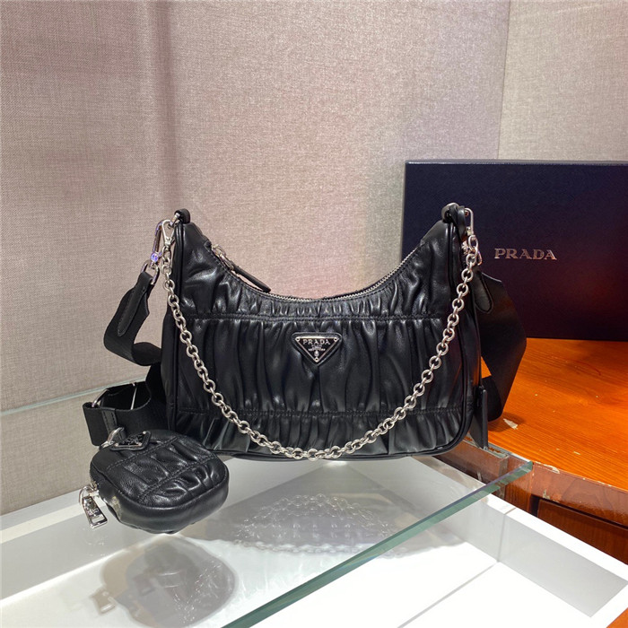 PRADA 프라다 가죽 호보백 1BH204 2020/ 신상