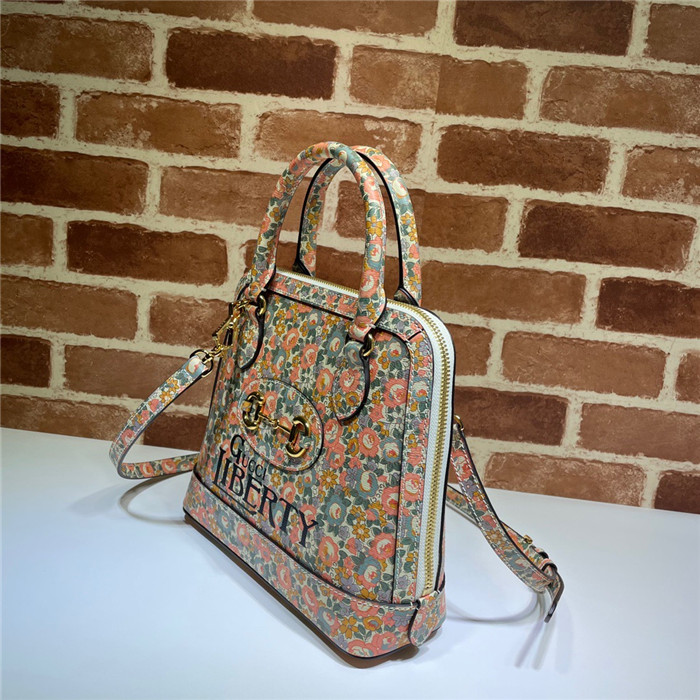 GUCCI 구찌 1955 홀스빗 스몰 탑 핸들백 블랙 621220 2020/신상