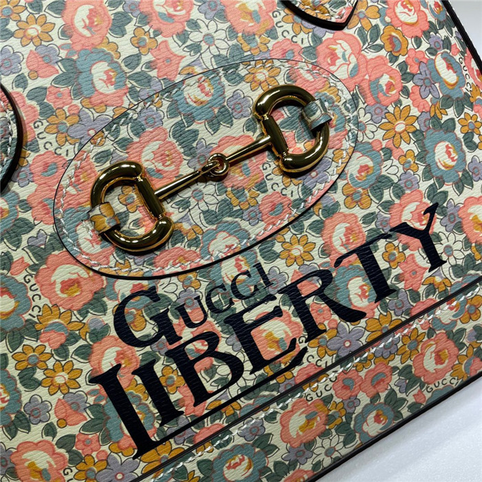 GUCCI 구찌 1955 홀스빗 스몰 탑 핸들백 블랙 621220 2020/신상