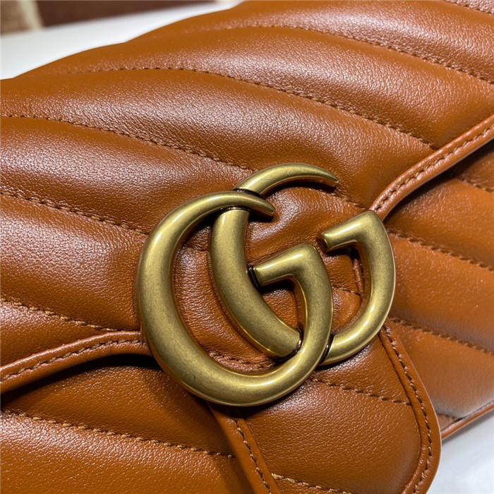 GUCCI 구찌 GG 마몽 마틀라세 미니 플랩백 446744 2020/신상