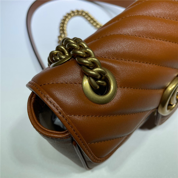 GUCCI 구찌 GG 마몽 마틀라세 미니 플랩백 446744 2020/신상