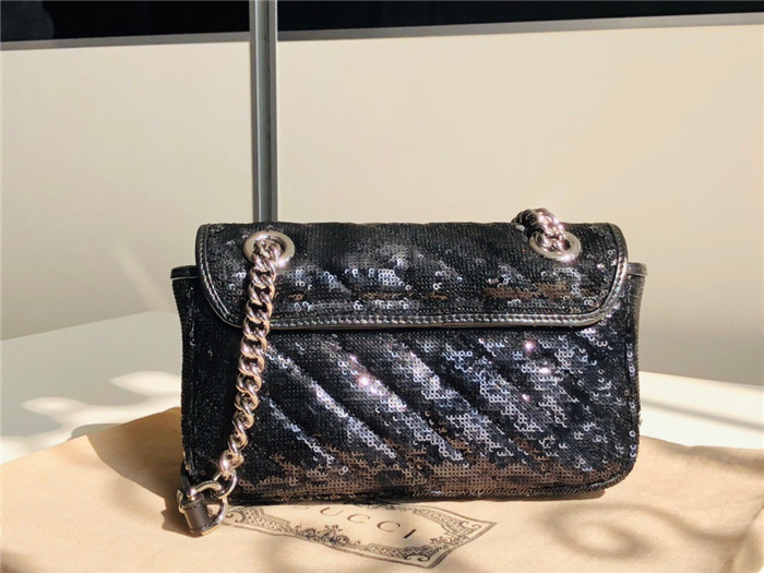 GUCCI 구찌 마몬트 마틀라세 숄더백 446744/신상