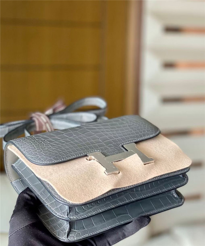 HERMES 에르메스 콘스탄스 오리지날 악어가죽사용 (100%수작업) H300900-4