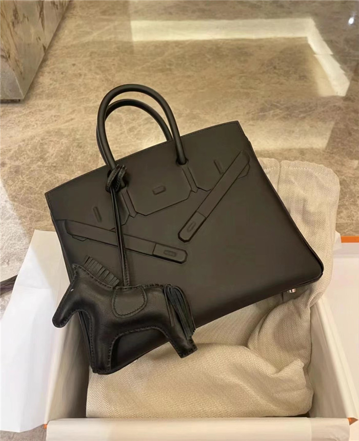 HERMES에르메스 SHADOW 버킨백 25CM 오리지날 SWIFT송아지가죽 정품가죽사용 (100%수작업) H998104-1