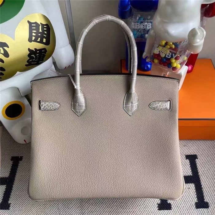 HERMES 에르메스 버킨 Touch 오리지날 토고+악어가죽 정품가죽사용 (100%수작업) H400800