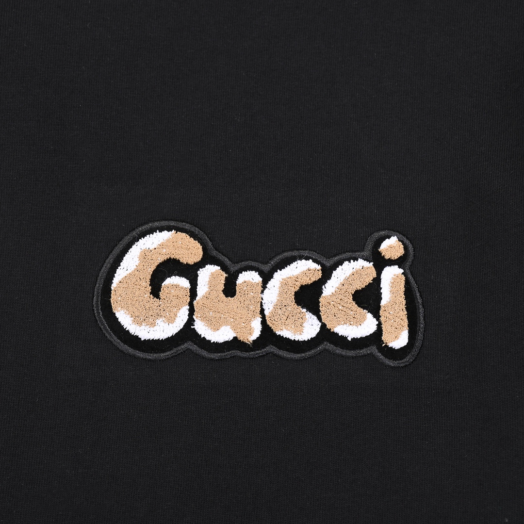 GUCCI 칫솔 자수 쇼트 슬리브