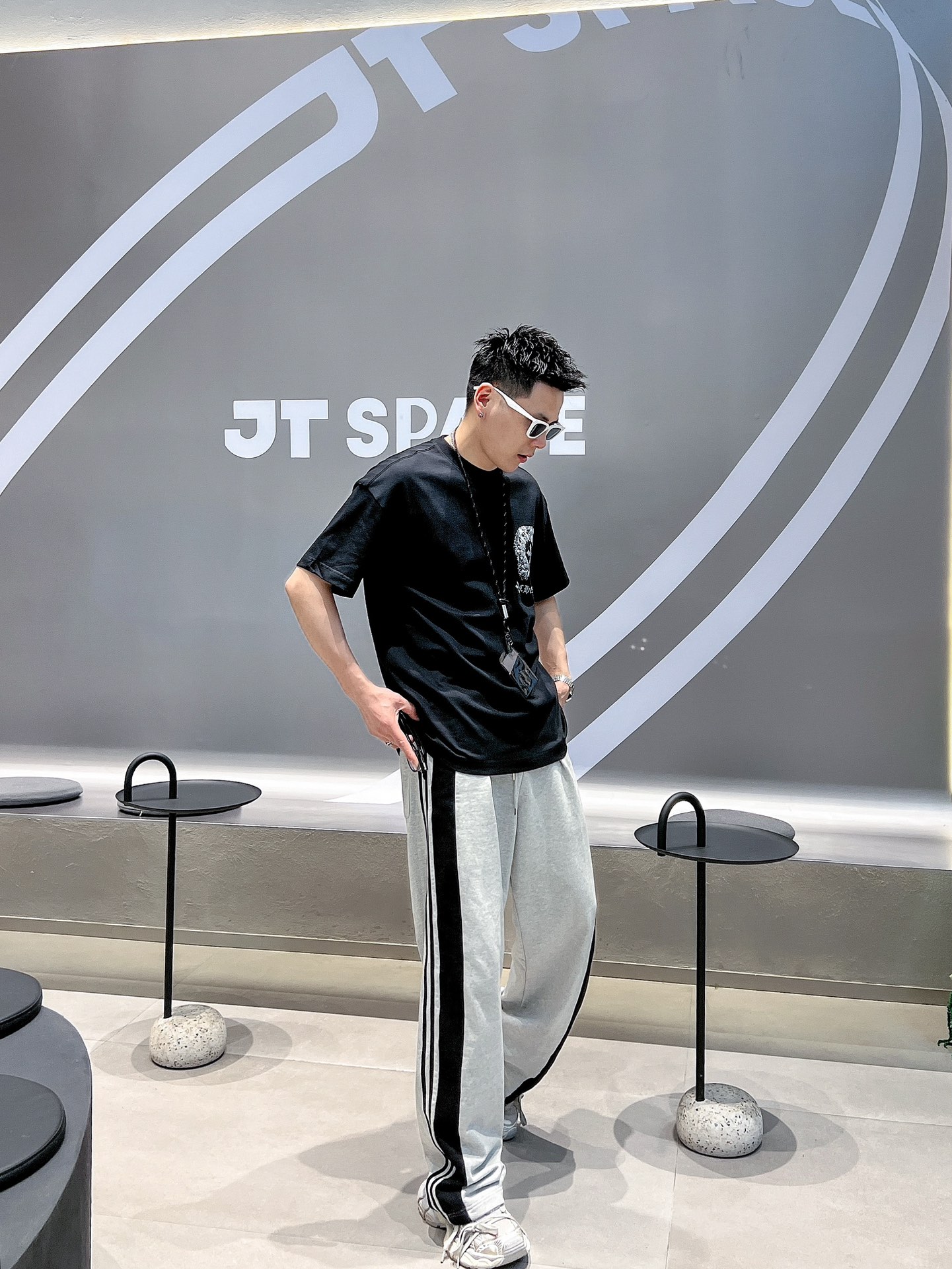 크롬 하트 쇼트 슬리브