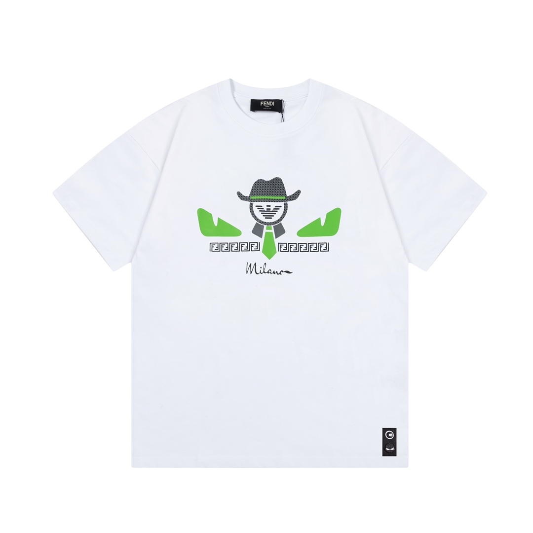 펜디 펜디 爷小魔怪印花 短袖