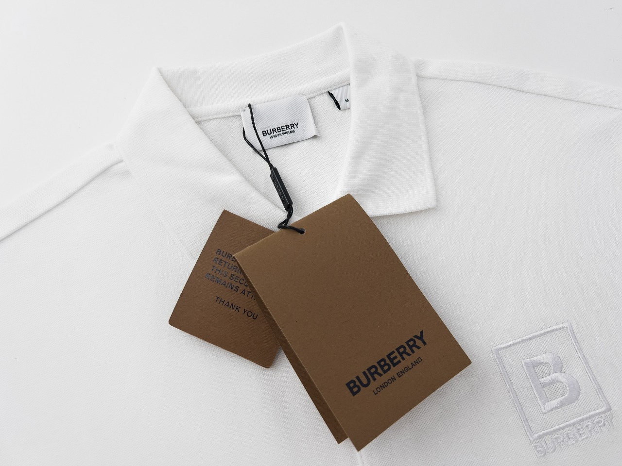 BBR모노그램비즈코튼폴로셔츠BUR