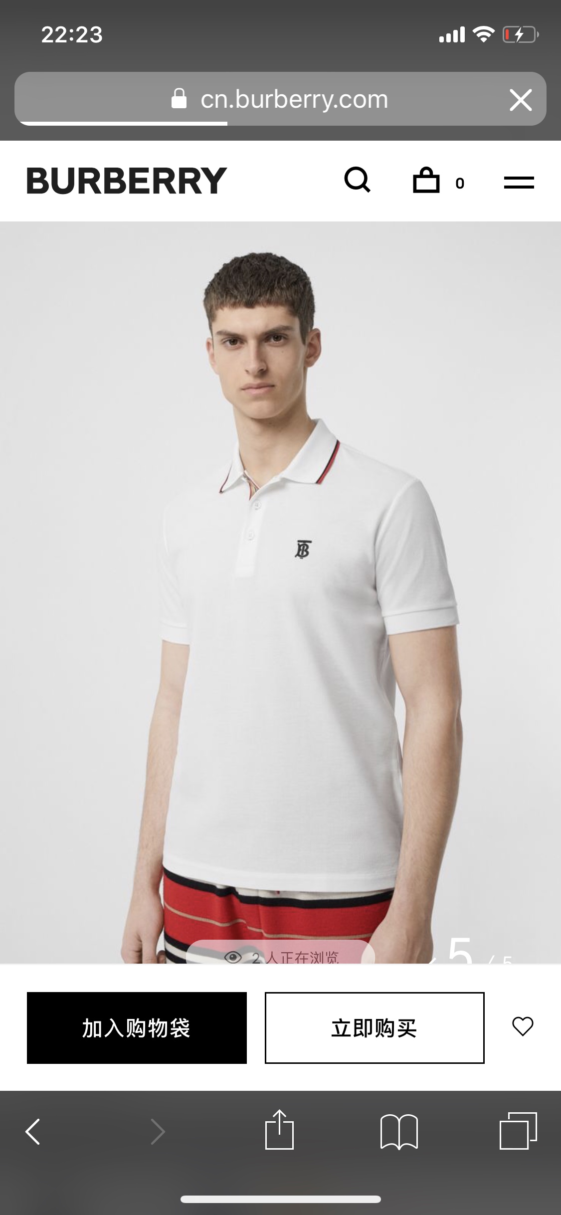 리본플라켓반팔폴로셔츠