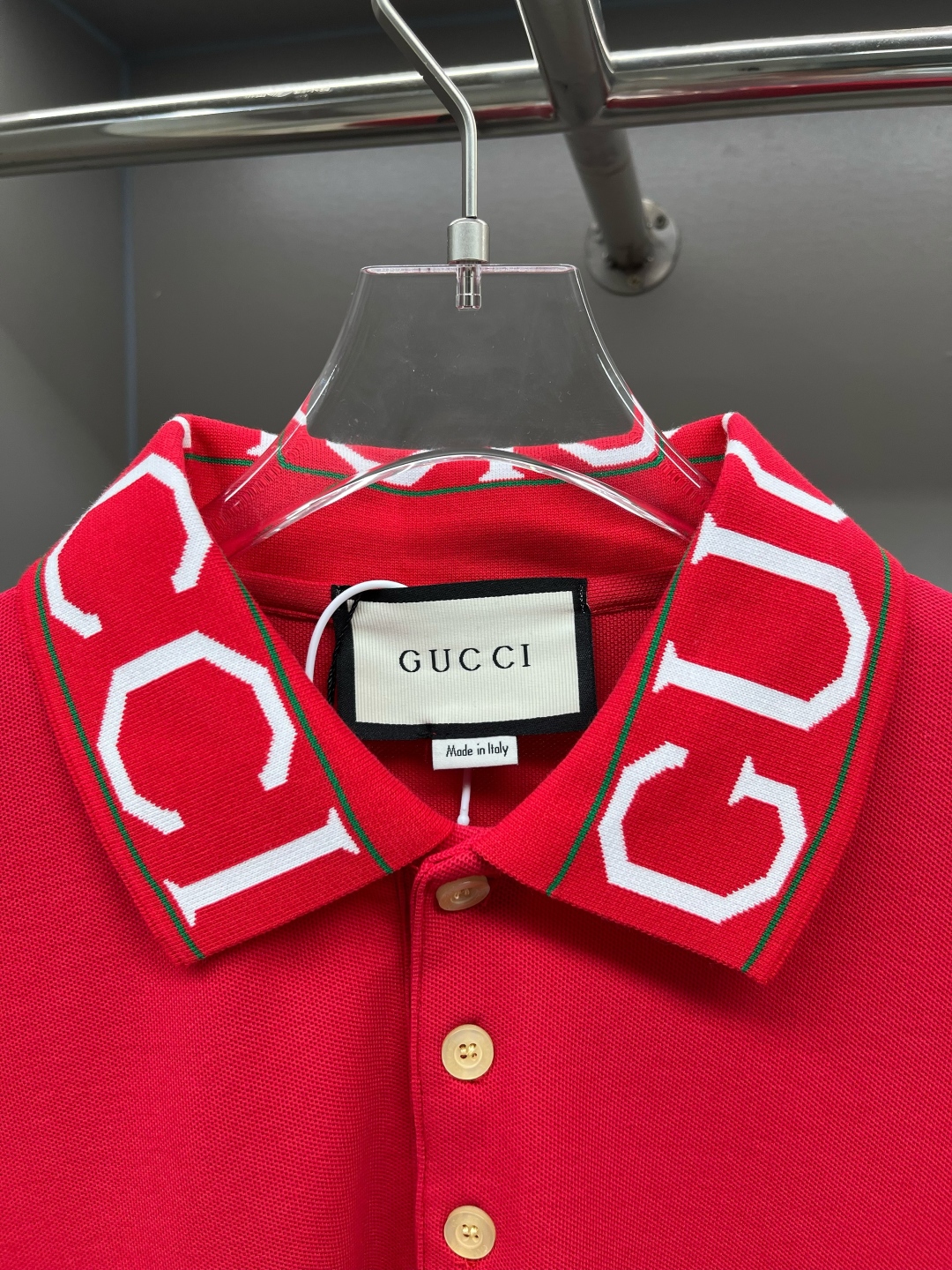 GUCCⅠ위브벨트뉴폴로셔츠