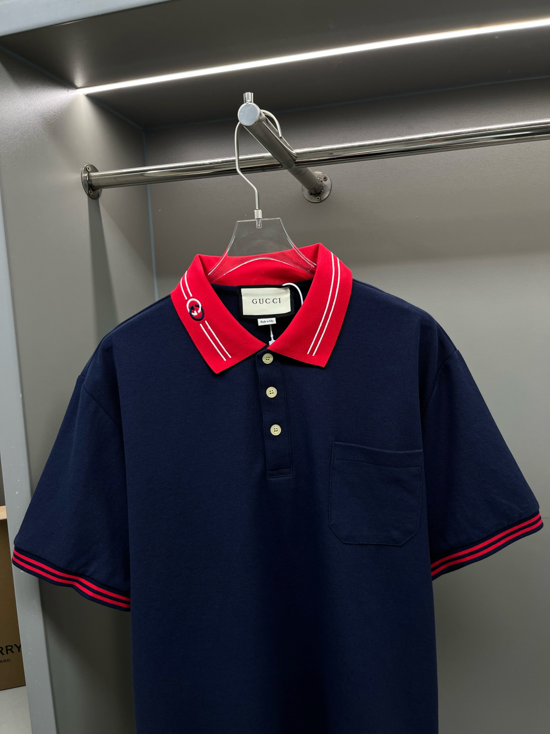 GUCCⅠ위브벨트뉴폴로셔츠