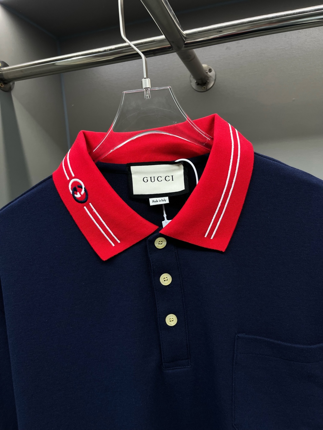 GUCCⅠ위브벨트뉴폴로셔츠