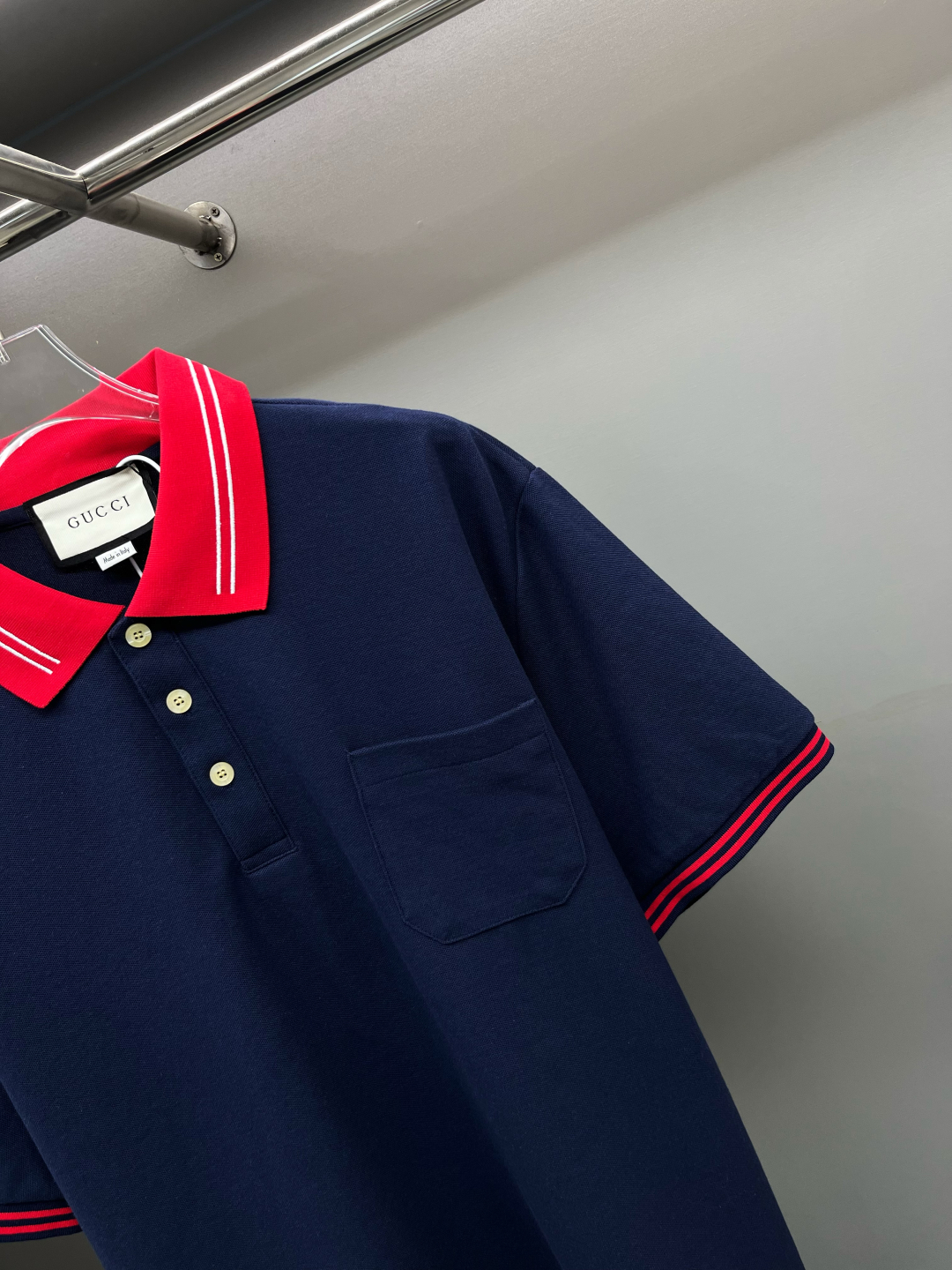 GUCCⅠ위브벨트뉴폴로셔츠