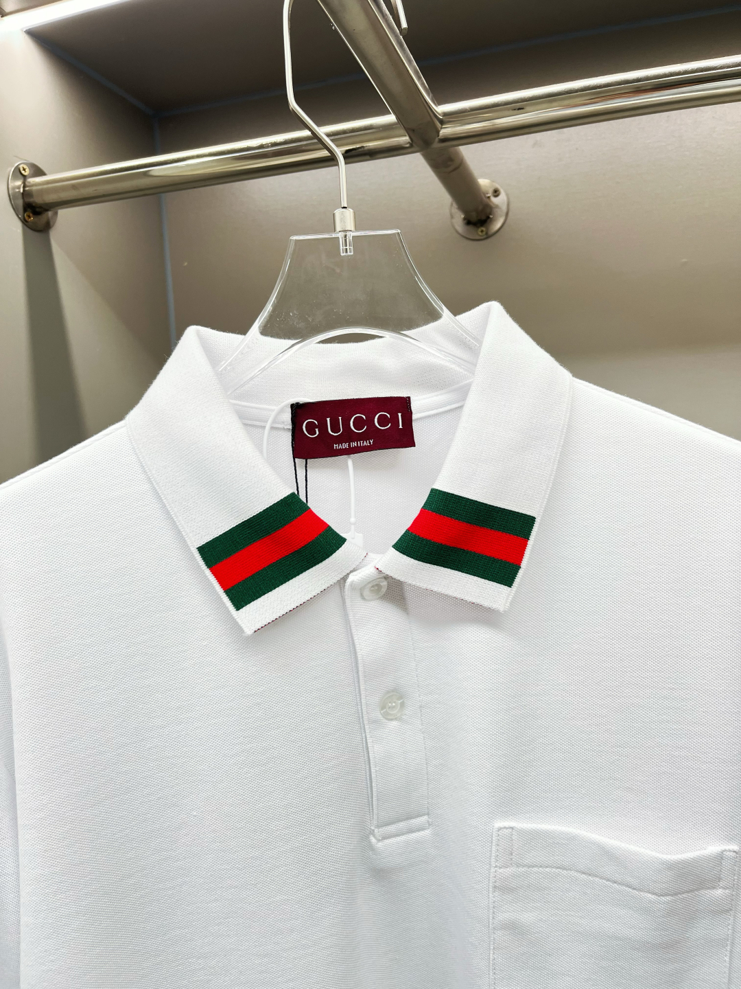 GUCCⅠ포켓스탭뉴폴로셔츠