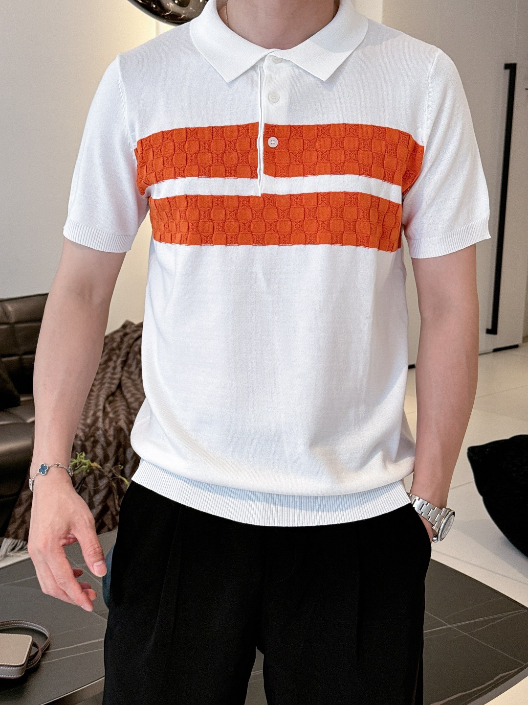 에르메네질도제냐2025뉴쇼트슬리브폴로