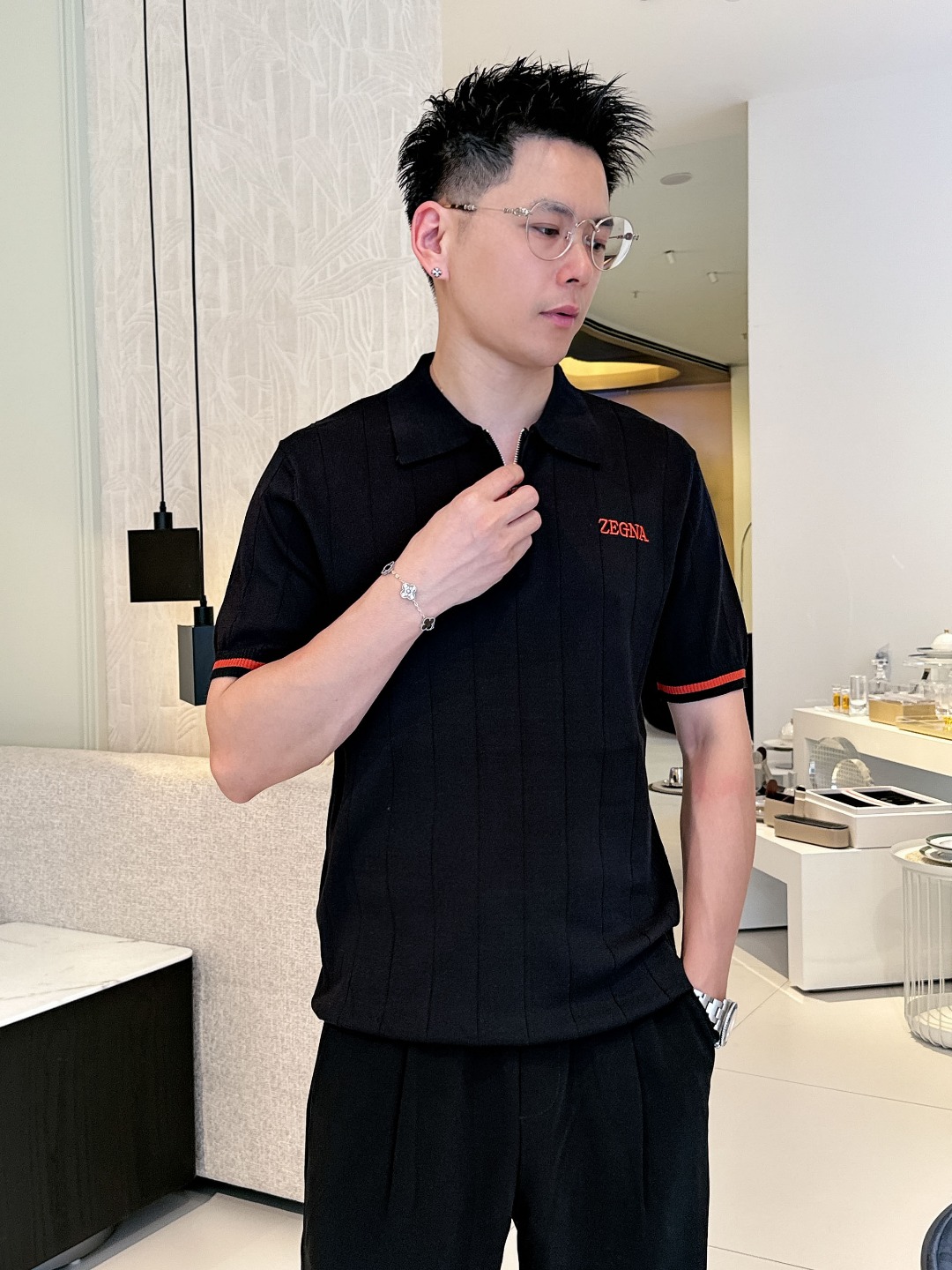 에르메네질도제냐2025뉴쇼트슬리브폴로