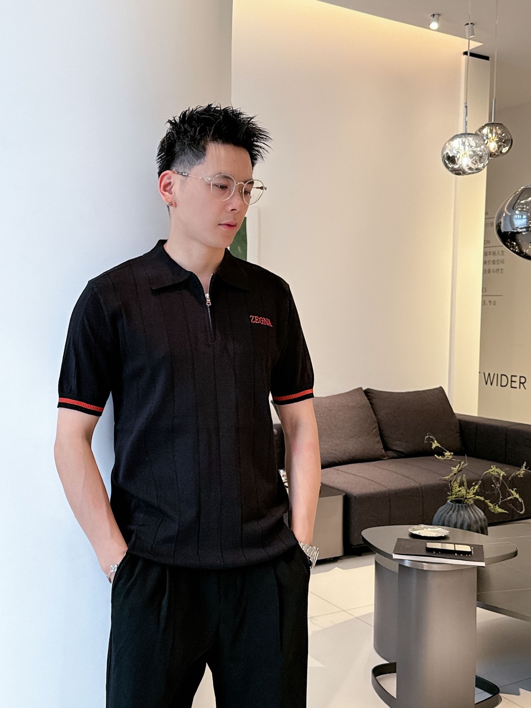 에르메네질도제냐2025뉴쇼트슬리브폴로