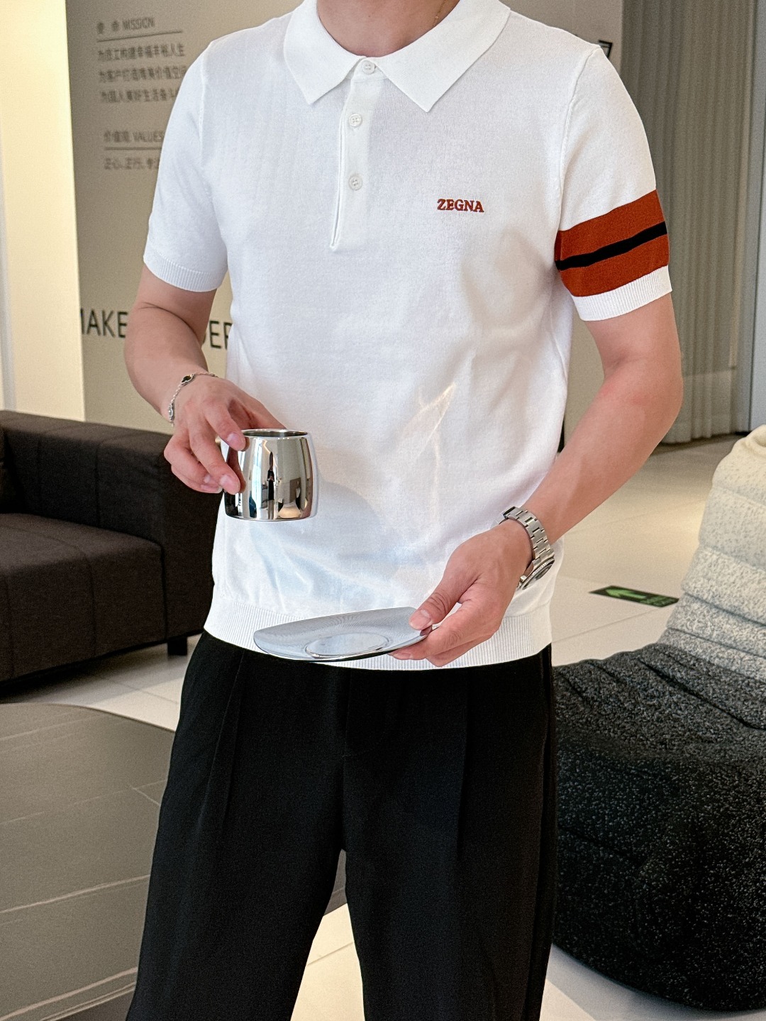 몽클레르새로운가시오리지널폴로셔츠