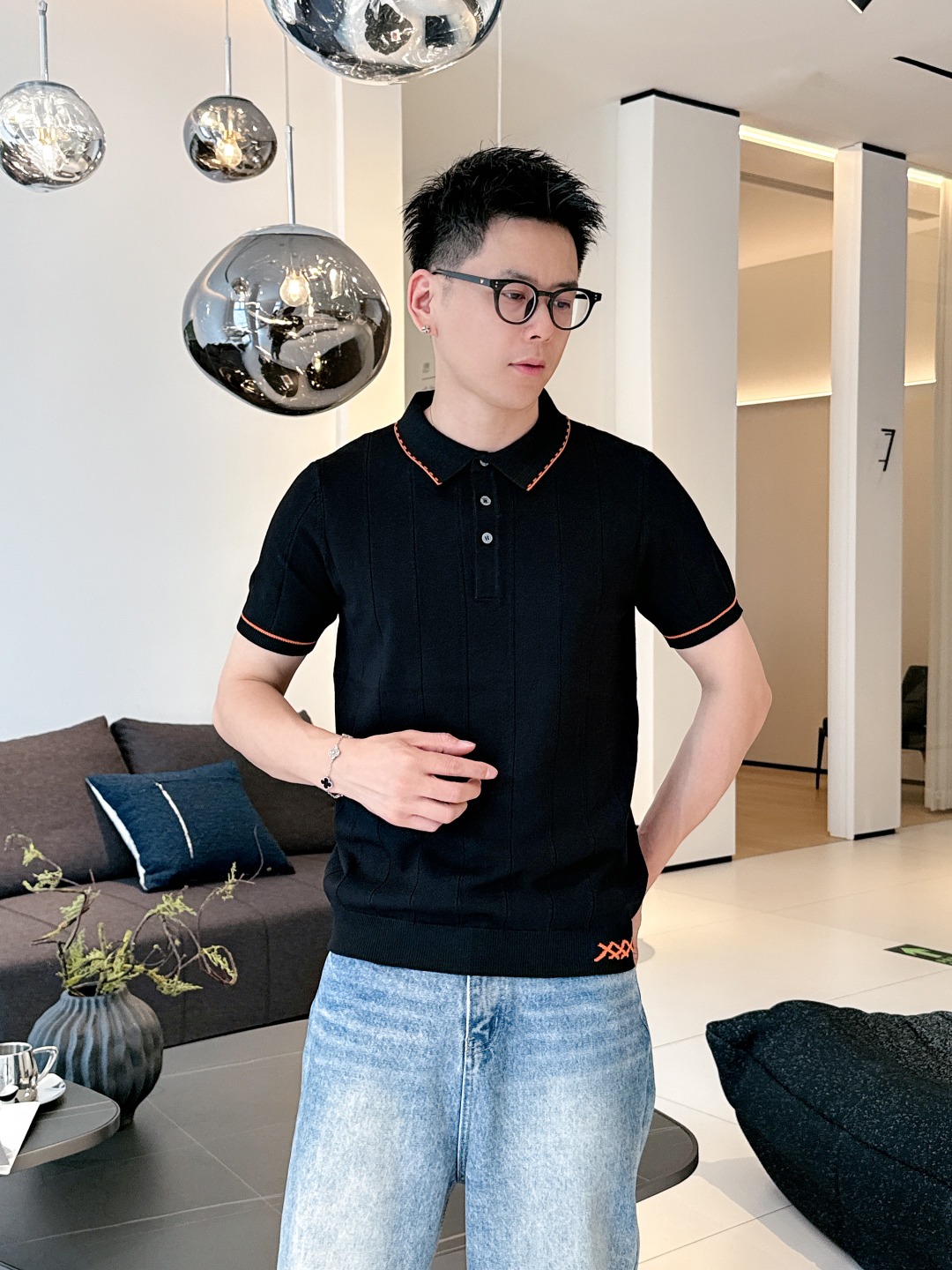 생로랑2025뉴쇼트슬리브폴로셔츠