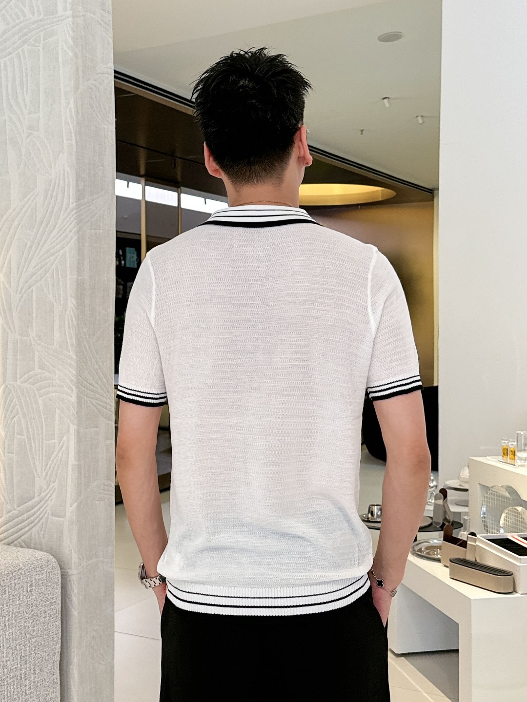 프라다2025뉴쇼트슬리브폴로