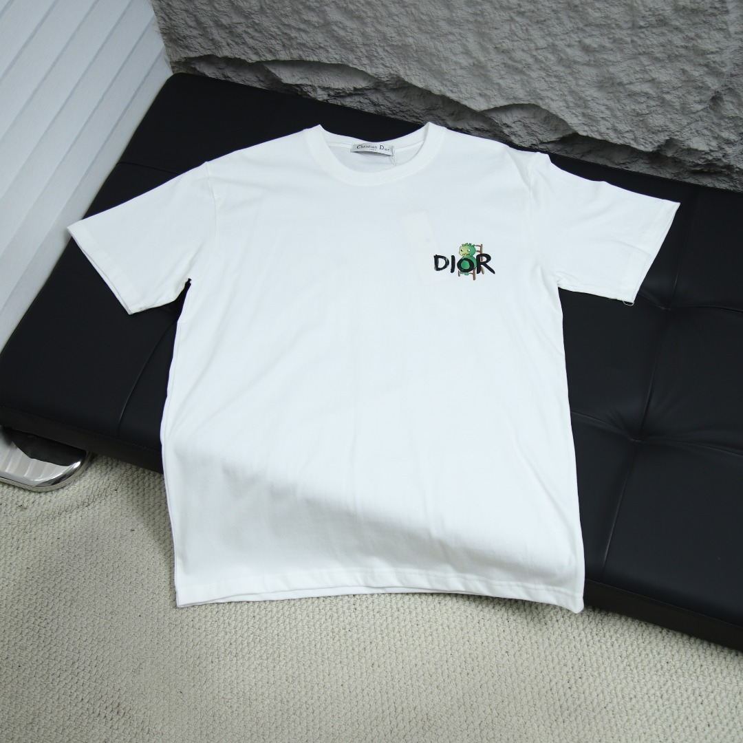 025SS 봄 신상 DIOR / 디올 백 라운드넥 반팔 티셔츠 모델 번호: DI013