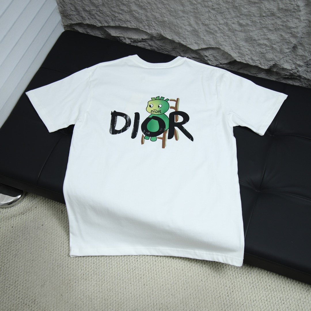 025SS 봄 신상 DIOR / 디올 백 라운드넥 반팔 티셔츠 모델 번호: DI013