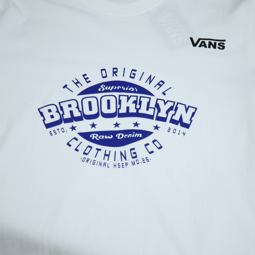 2025s스프링 신상 VANS/반스 백 라운드넥 반팔 티셔츠 모델 번호: VA0009