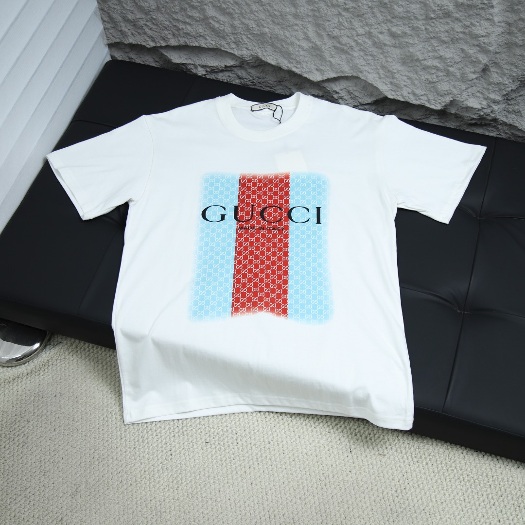2025ss 봄 신상 GUCCI / 구찌 라운드넥 반팔 티셔츠 모델 번호: GUC021