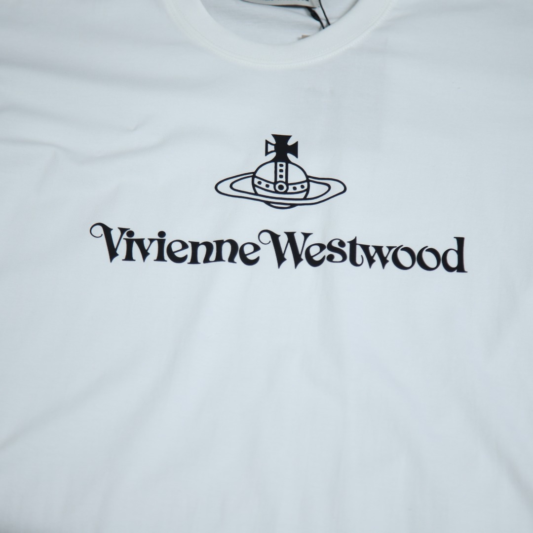 2025ss 봄 신상 웨스트 다우거 / 비비안 웨스트우드 라운드넥 반팔 티셔츠 모델 번호: VI0007