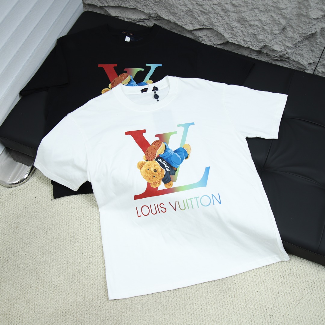 2025ss 봄 신상 LV 라운드넥 반팔 티셔츠 단락 번호: LV026