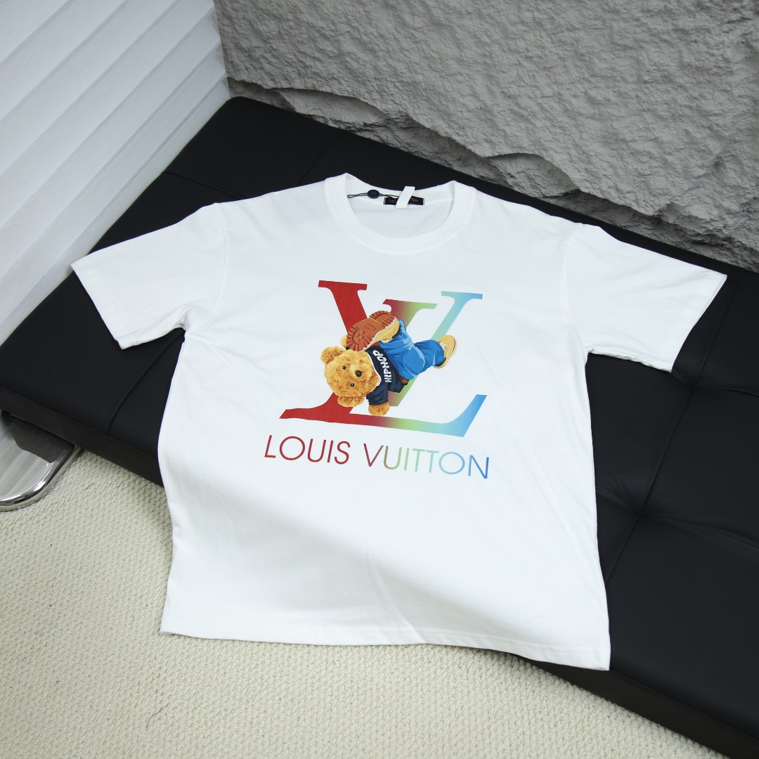 2025ss 봄 신상 LV 라운드넥 반팔 티셔츠 단락 번호: LV026