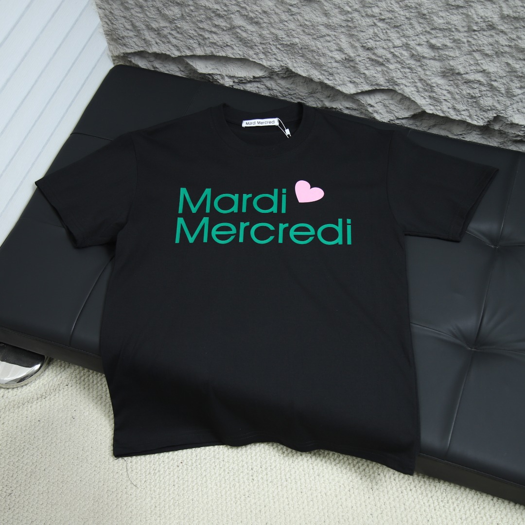 2025ss 봄 신상 MARDI 라운드넥 반팔 티셔츠 단락 번호: MA007