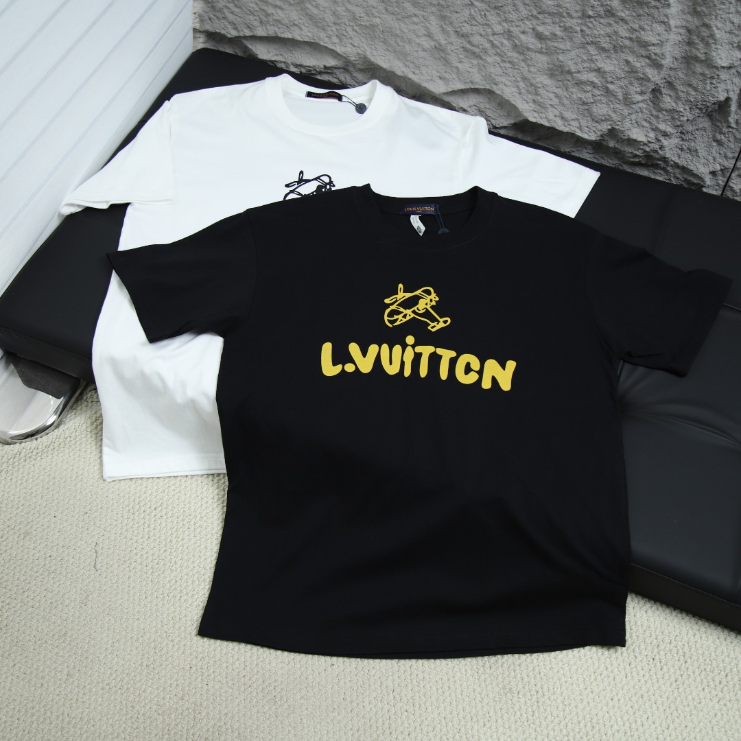 2025ss 봄 신상 LV 라운드넥 반팔 티셔츠 단락 번호: LV041