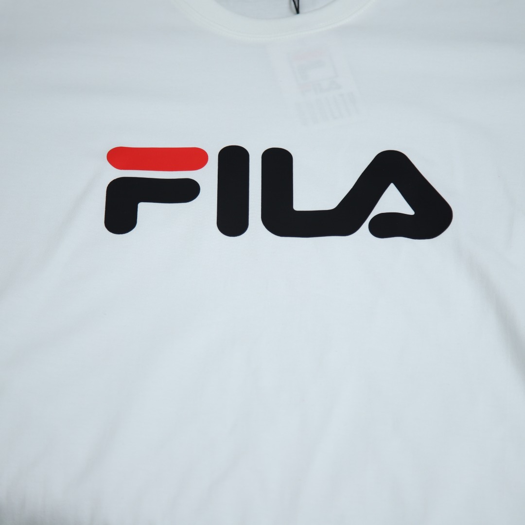 2025ss 봄 신상품 휠라/휠라 백 라운드넥 반팔 티셔츠 모델 번호: FL001