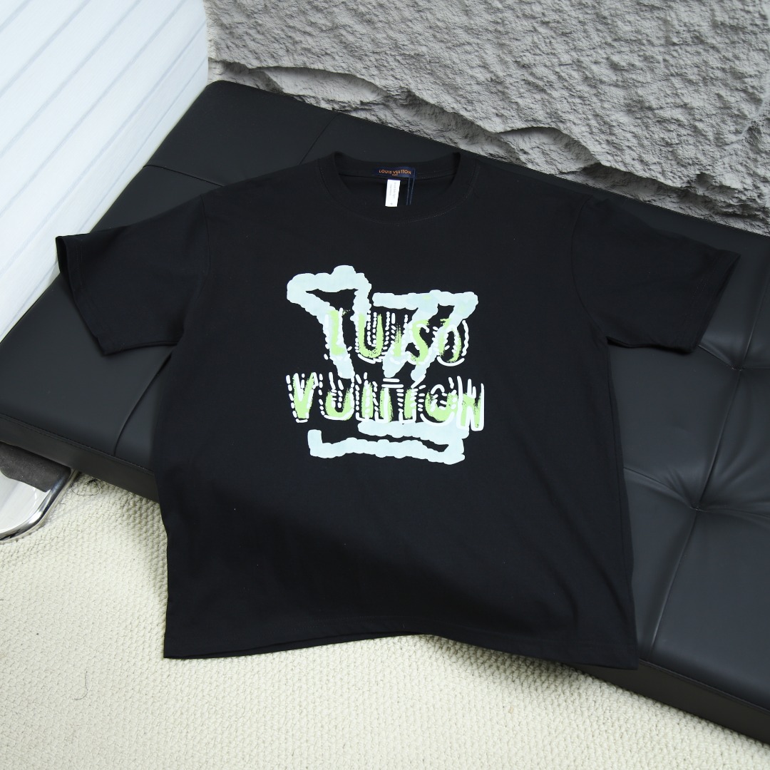 2025ss 봄 신상 LV 라운드넥 반팔 티셔츠 단락 번호: LV042