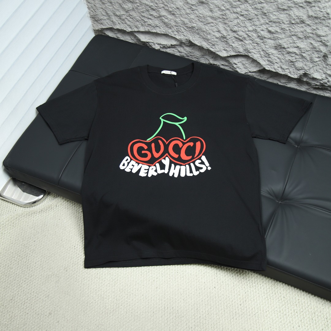 2025ss 봄 신상 GUCCI / 구찌 라운드넥 반팔 티셔츠 모델 번호: GUC075