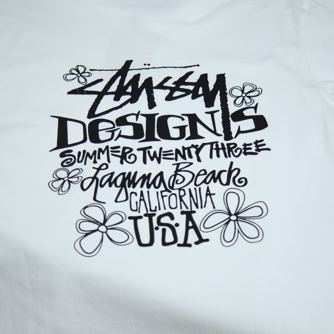 2025ss 봄 신상 스투시 / 스투시 백 라운드넥 반팔 티셔츠 모델넘버:STC0012