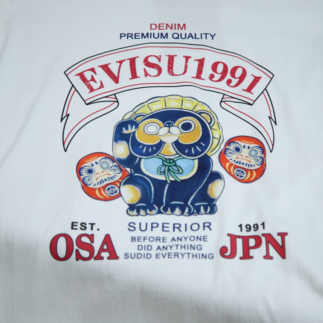 에비수 후신 신상 카툰 프린트 반팔 티셔츠 모델 번호: EV013