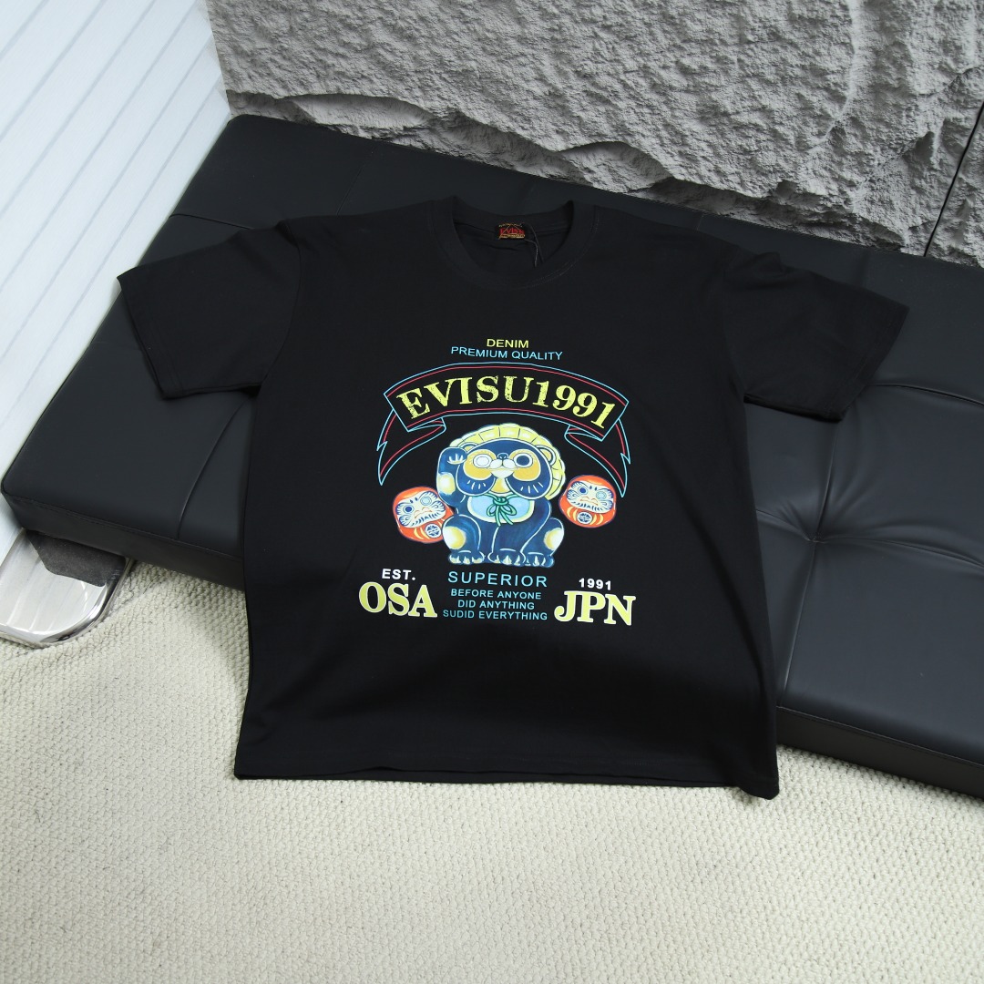 에비수 후신 신상 카툰 프린트 반팔 티셔츠 모델 번호: EV013