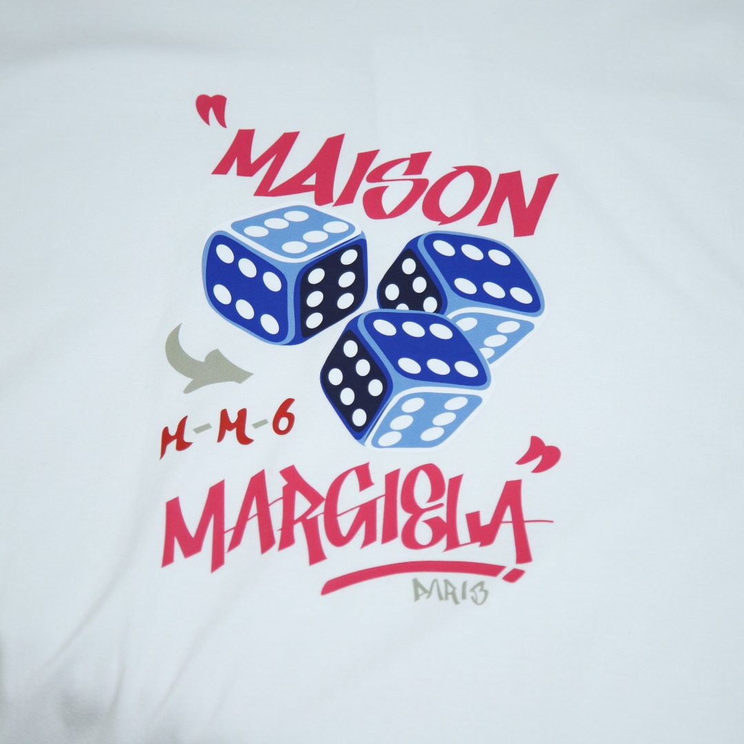 2025ss 봄 신상 메종 마르지엘라 MM6 마르지엘라 100 라운드넥 쇼트 슬리브 티셔츠 아이템 번호: MM004