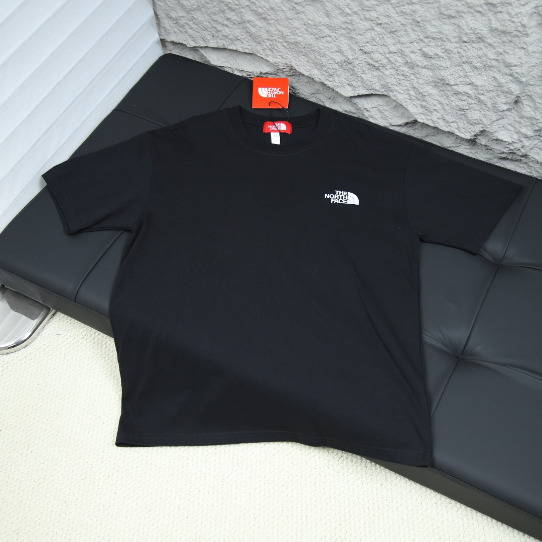 2025ss 봄 신상품 더노스페이스 더노스페이스 100 라운드넥 반팔 티셔츠 양면 프린트 플라워 아이템 번호:BM0048