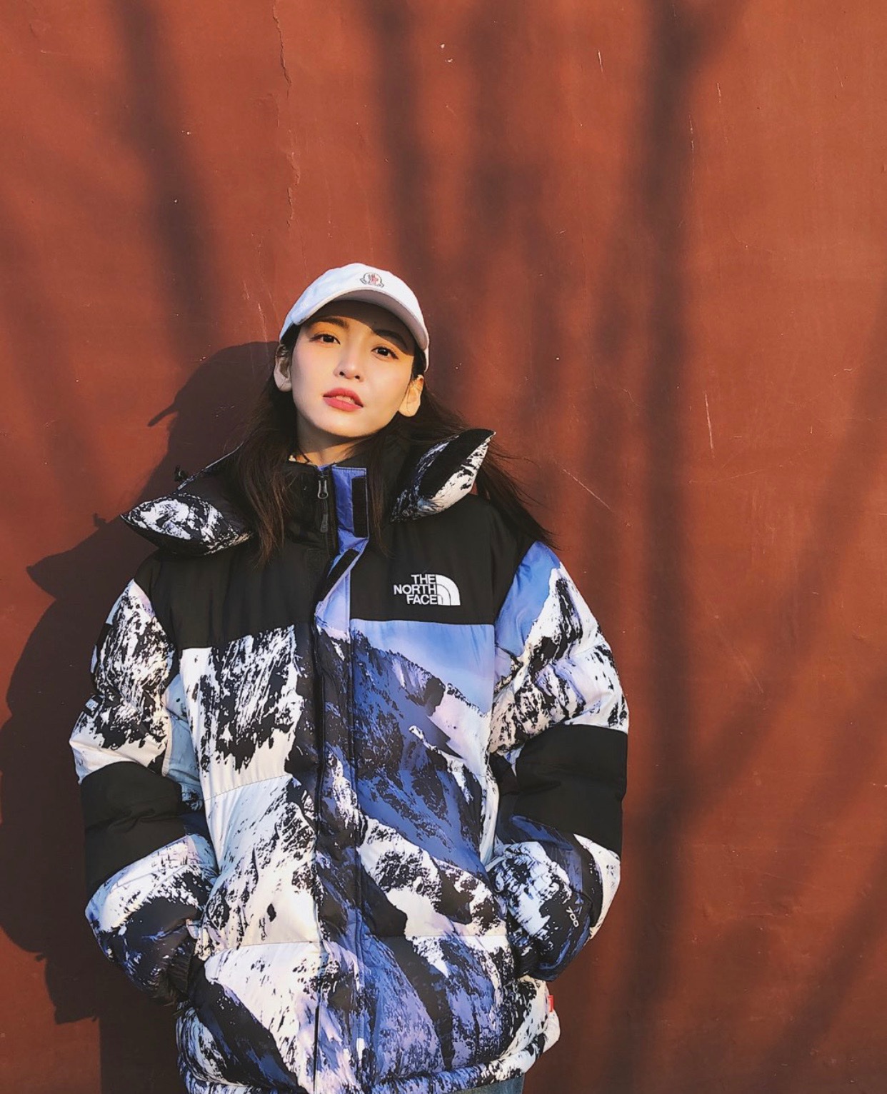 더노스페이스 / 더노스페이스 TNFF x 슈프림 17FW 마운틴발토로자켓 스노우 마운틴 페더